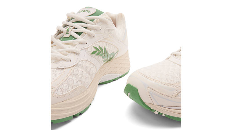END x Saucony ProGrid Omni 9 Olive Branch side