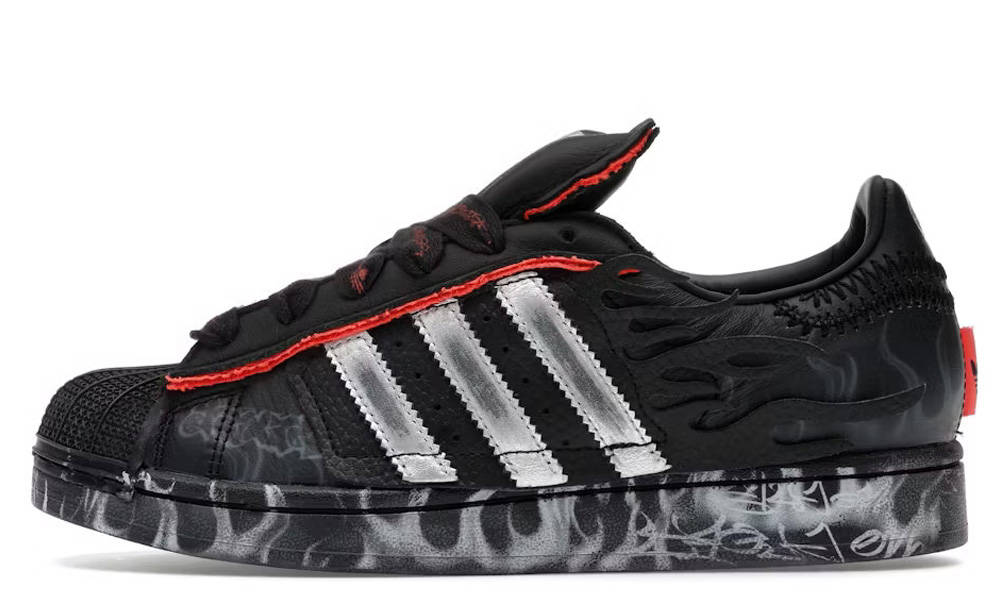 Hellstar x adidas Superstar Black