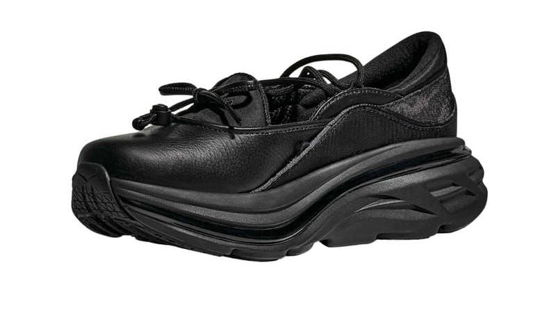 HOKA Bondi Mary Jane Black 1171546-BBLC side