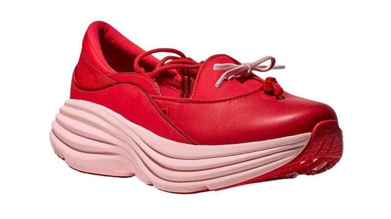 HOKA Bondi Mary Jane Cerise 1171546-CRSRS FRONT