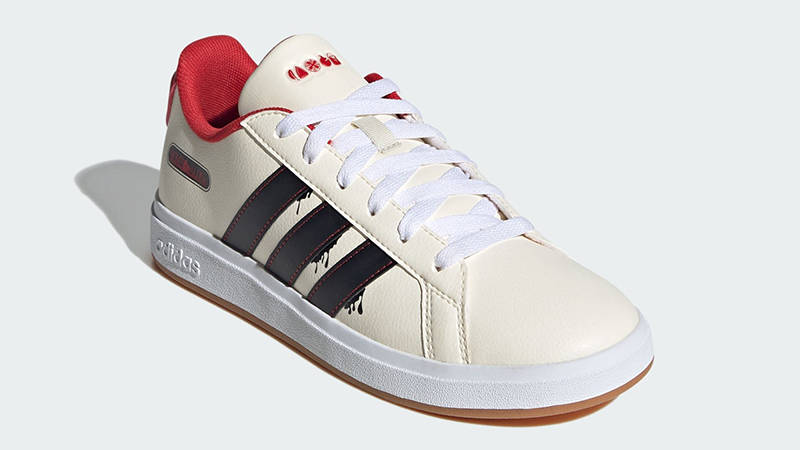 Home Alone x adidas Grand Court Off-White JR6411 front