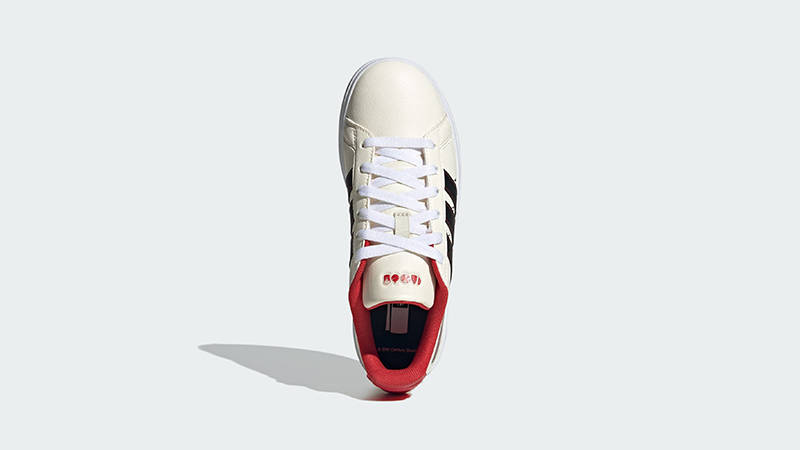 Home Alone x adidas Grand Court Off-White JR6411 middle