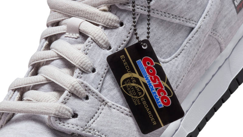 Kirkland Signature x Nike SB Dunk Low Pro Grey Fog Tag