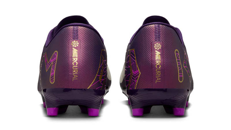Kylian Mbapp x Nike Mercurial Vapor 16 Academy Low Purple FQ8377-500 Back