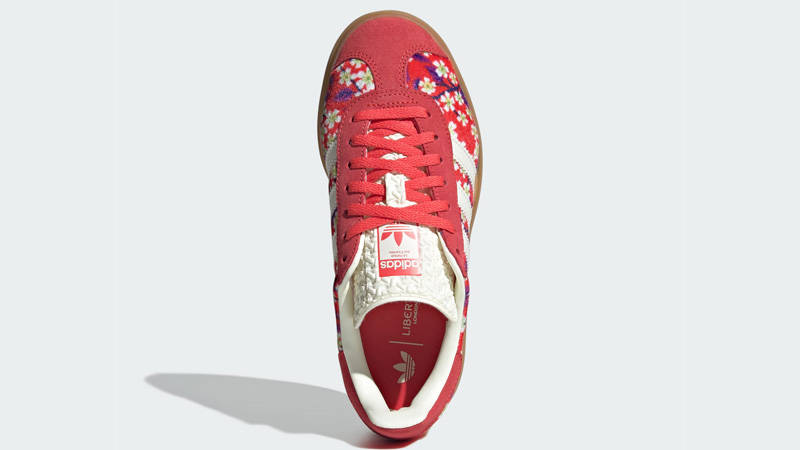Liberty London x adidas Gazelle Bold GS Floral Red Middle