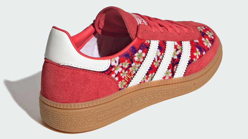 Liberty London X Adidas Handball Spezial GS Floral Red JR3883 The liberty-london-x-adidas-handball-spezial-gs-floral-red-jr3883-the
