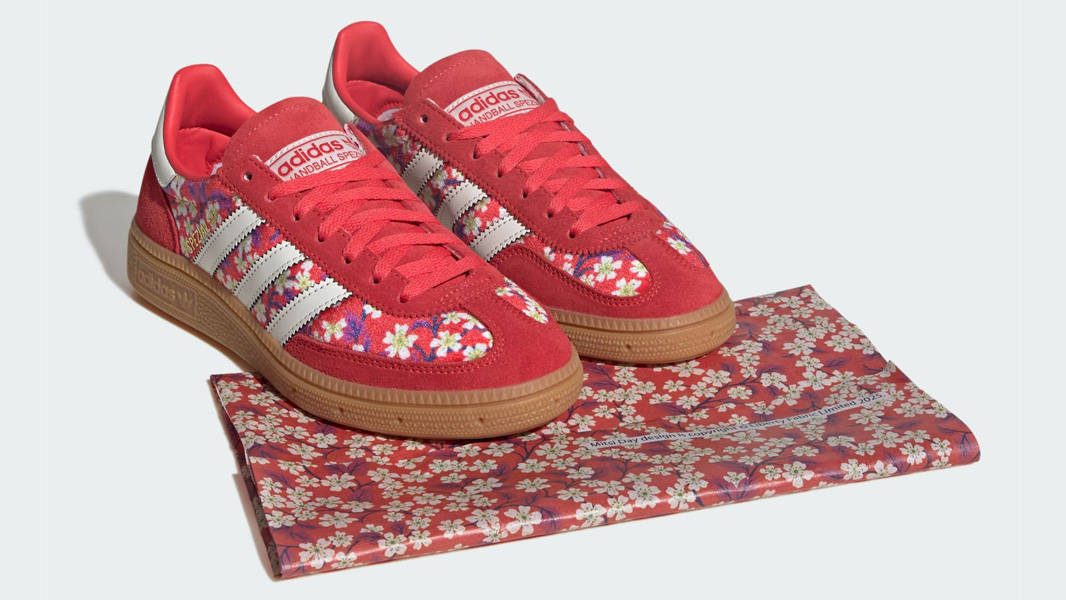 Liberty London x adidas Handball Spezial Floral Red Pack