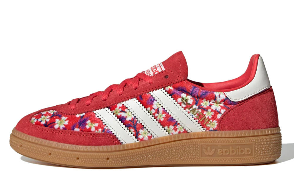 Liberty London x adidas Handball Spezial GS Floral Red JR3883