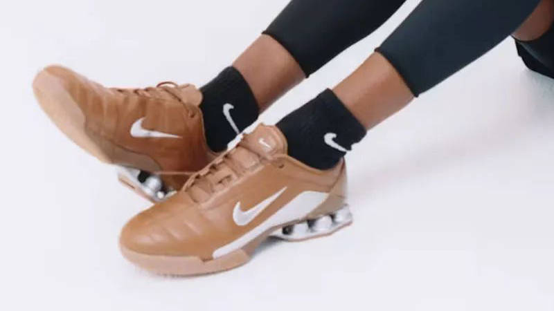 Maha Amsterdam x Nike Total 90 Shox Magia Brown Silver | The Sole