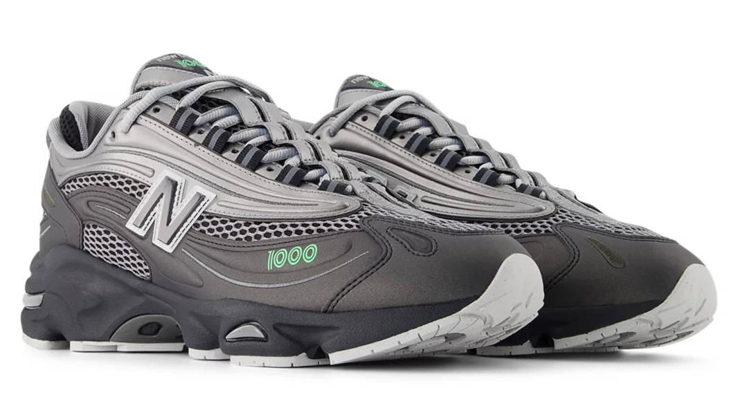 New Balance 1000 Black Lime Leaf Front