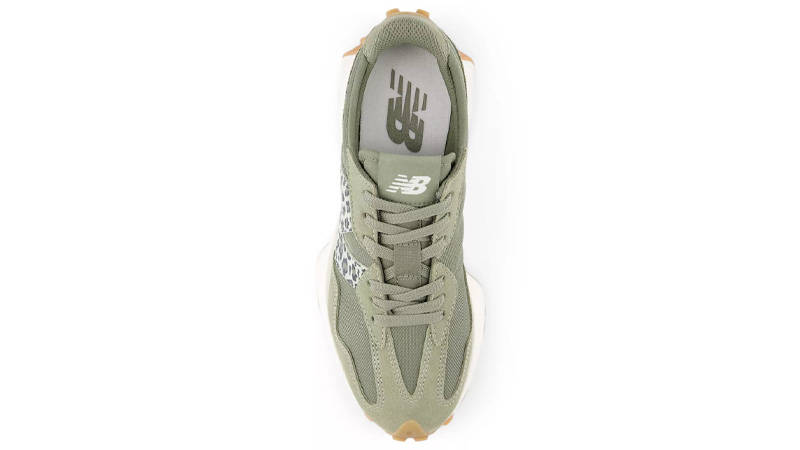 New Balance 327 Dark Olivine Leopard Middle