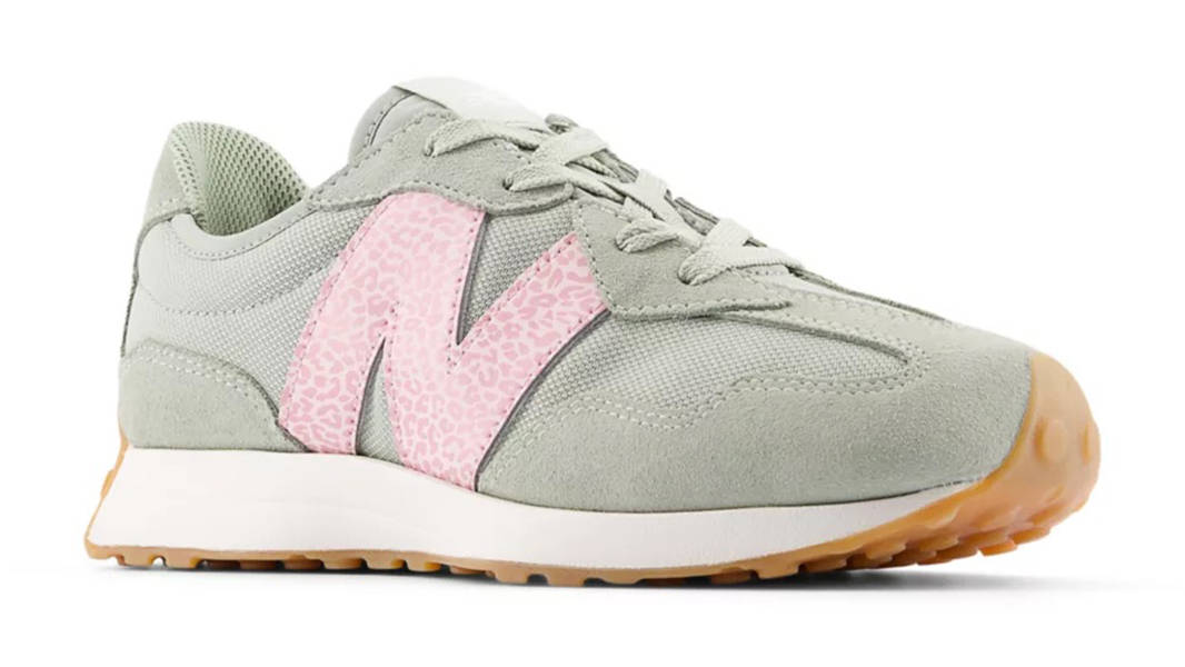 New Balance 327 Lace GS Rose Sugar Garter Snake GS327WT Side