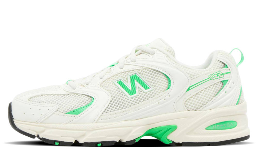 New Balance 530 Sea Salt Lime Leaf