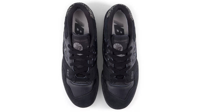 New Balance 550 Black White Leopard Middle