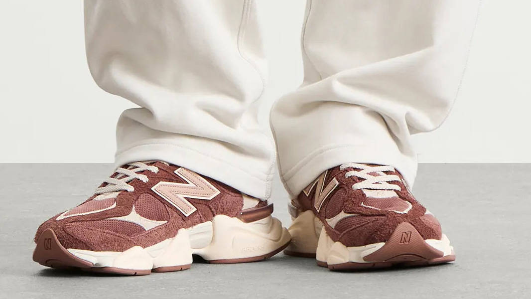 New Balance 9060 Rich Oak On Foot