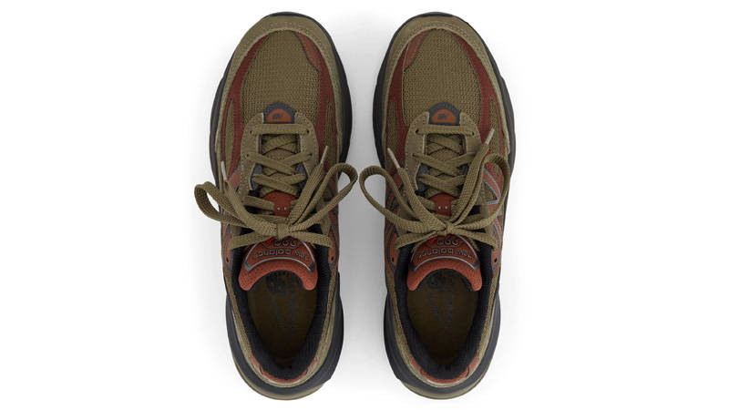 New Balance 990v6 MiUSA Dark Camo Rich Oak Middle