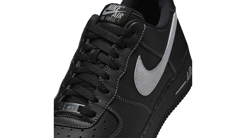 Nike Air Force 1 Low 07 LV8 Black Grey HQ2037-006 tongue