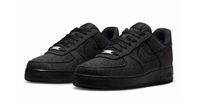 Nike Air Force 1 Low Black Denim IM7809-010 front