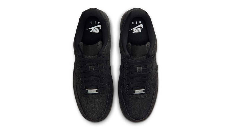 Nike Air Force 1 Low Black Denim IM7809-010 middle