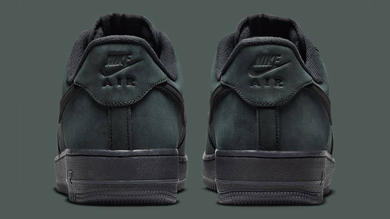 Nike Air Force 1 Low Black Nubuck Back