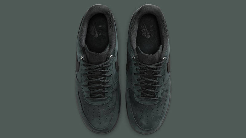 Nike Air Force 1 Low Black Nubuck Middle