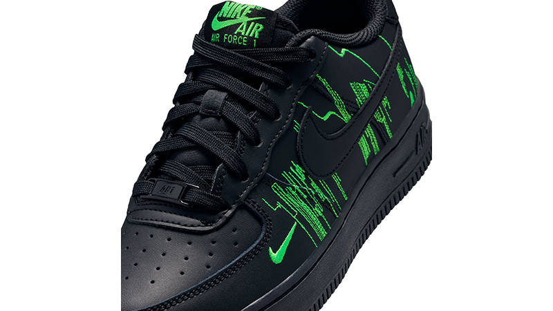 Nike Air Force 1 Low GS Matrix HV4763-001 tongue