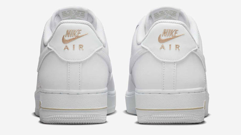 Nike Air Force 1 Low Mini Swoosh White Desert Khaki Back