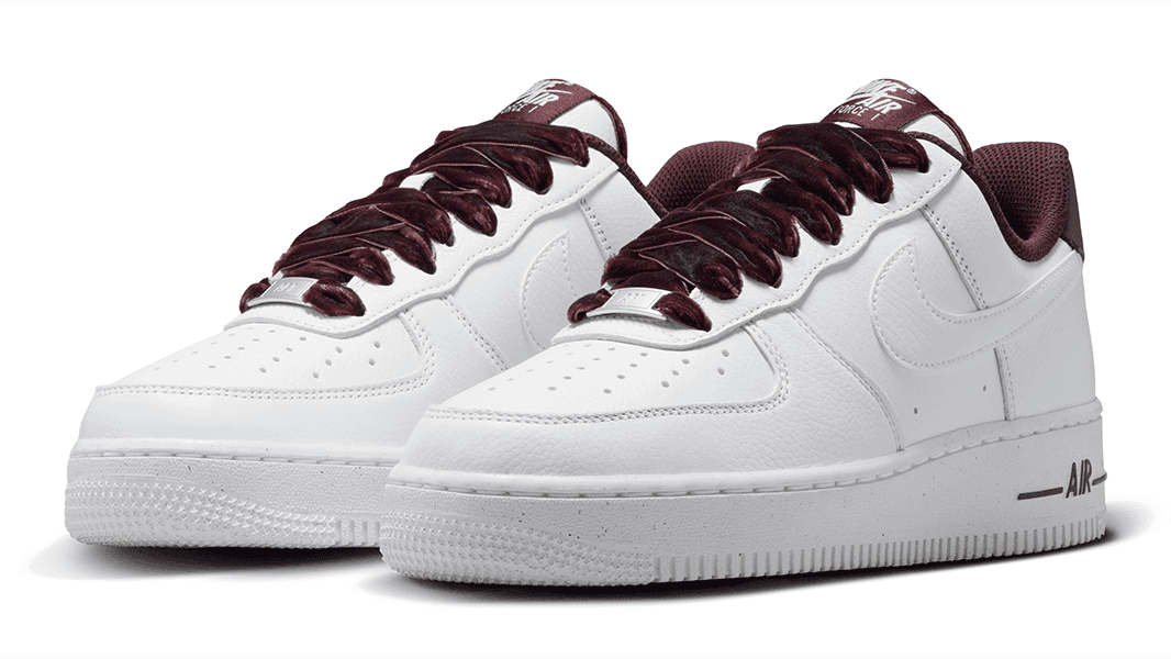 Nike Air Force 1 Low Velvet Lace Brugundy Crush HV4403-600 Side