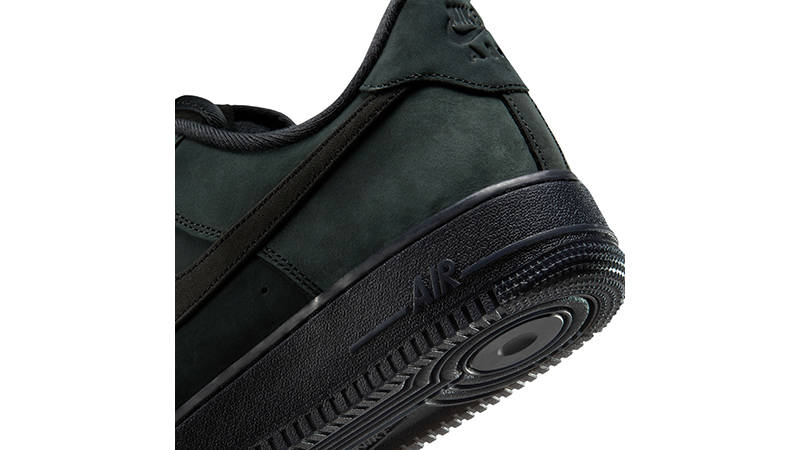 Nike Air Force 1 Low WB Black Nubuck CJ9179-001 heel