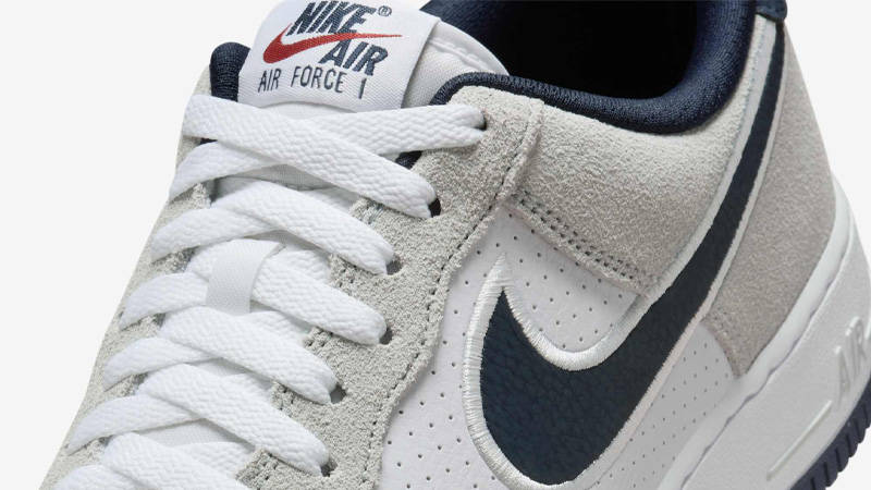 Nike Air Force 1 Low White Obsidian Pure Platinum Side