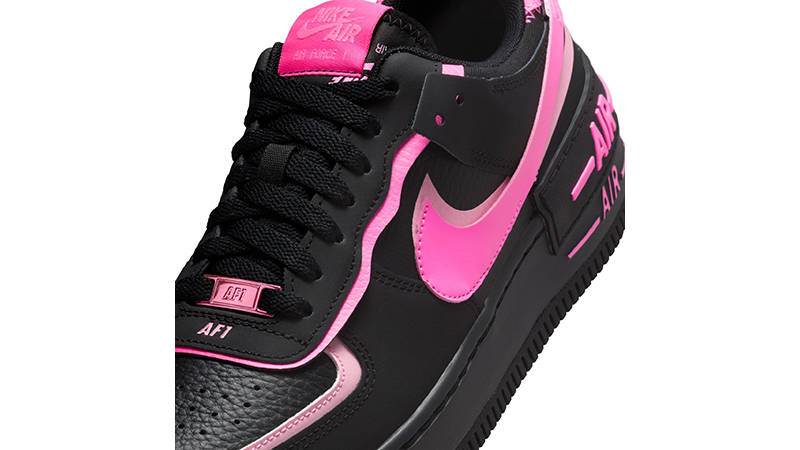 Nike Air Force 1 Shadow Black Pink CI0919-006 side