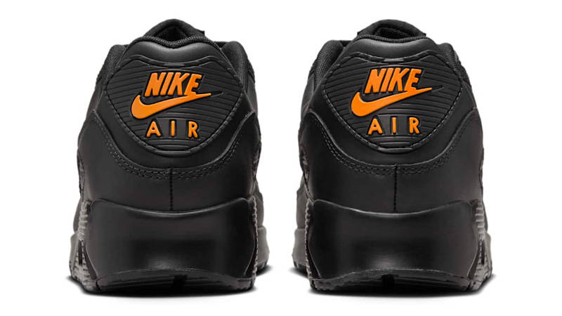 Nike Air Max 90 Black Safety Orange Back