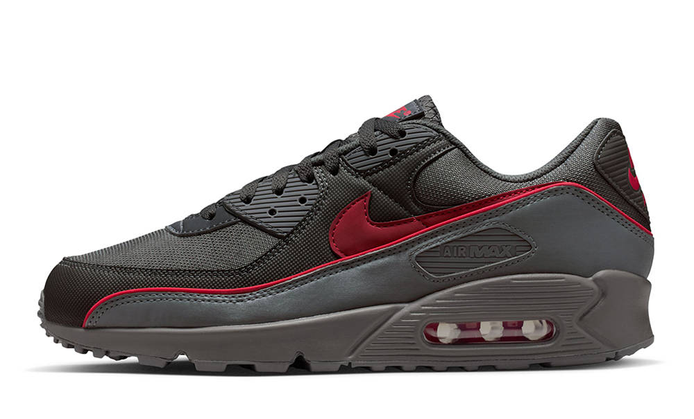 Nike Air Max 90 Premium Iron Grey Red HV4517-001