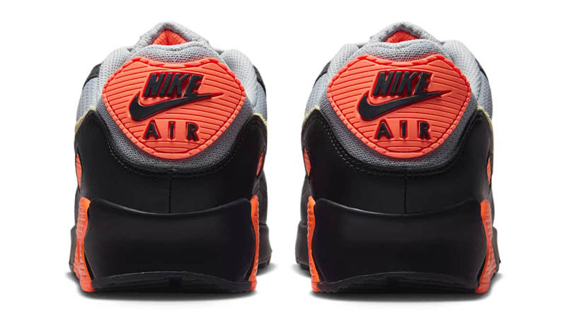 Nike Air Max 90 Smoke Grey Hyper Crimson Back