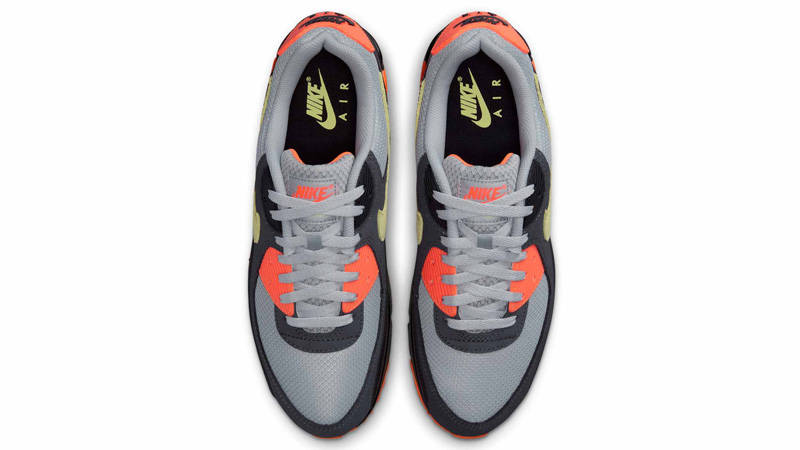 Nike Air Max 90 Smoke Grey Hyper Crimson Middle