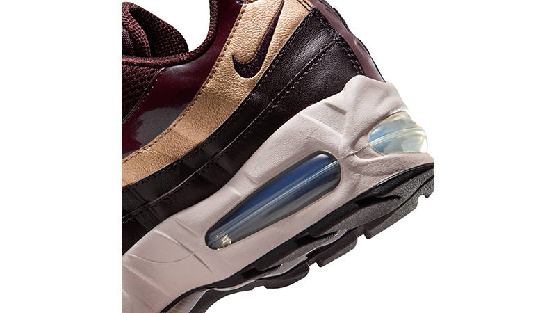 Nike Air Max 95 Big Bubble Burgundy Crush IB6398-600 heel