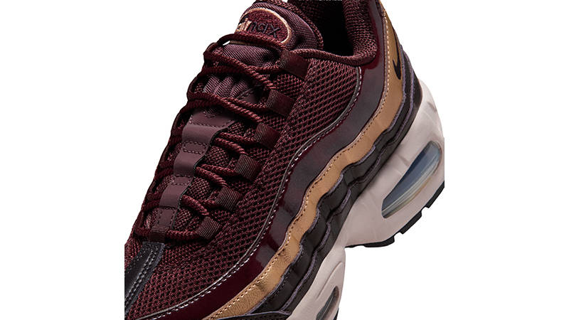 Nike Air Max 95 Big Bubble Burgundy Crush IB6398-600 tongue