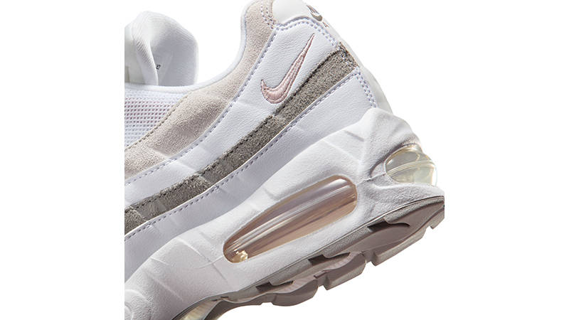 Nike Air Max 95 OG Big Bubble White Pearl Grey IB6396-102 heel