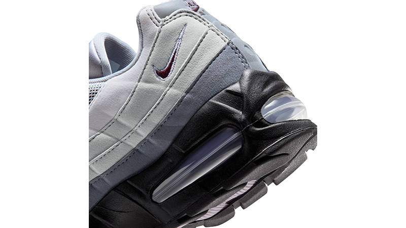 Nike Air Max 95 Smoke Grey Burgundy Crush IM6016-084 heel