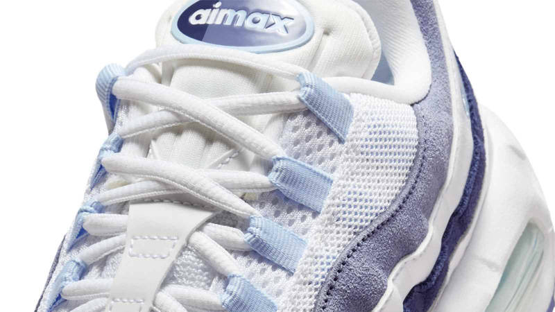 Nike Air Max 95 White Celestine Blue Side