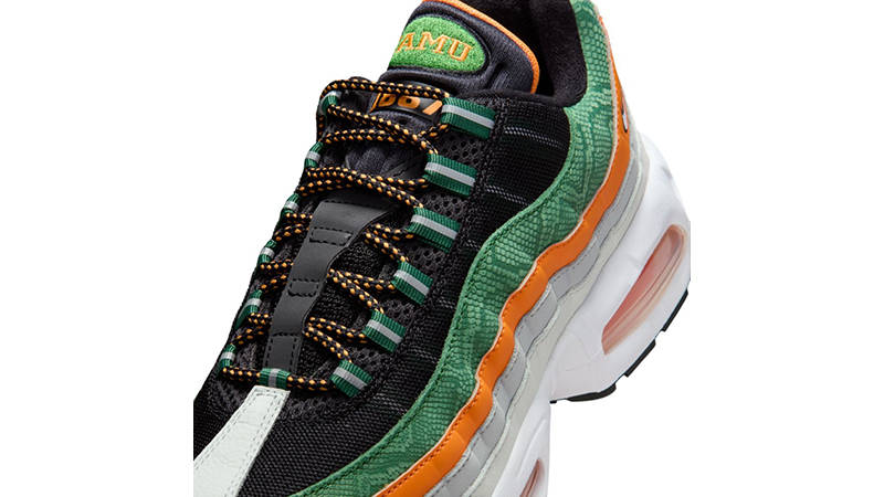 Nike Air Max 95 Yardrunners FAMU II7272-001 tongue