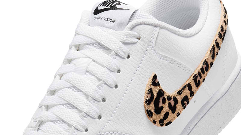 Nike Court Vision Low SE Leopard White IM7646-100 Detail