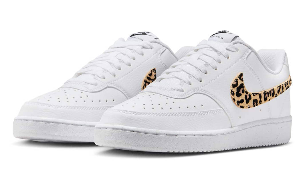 Nike Court Vision Low SE Leopard White IM7646-100 Side