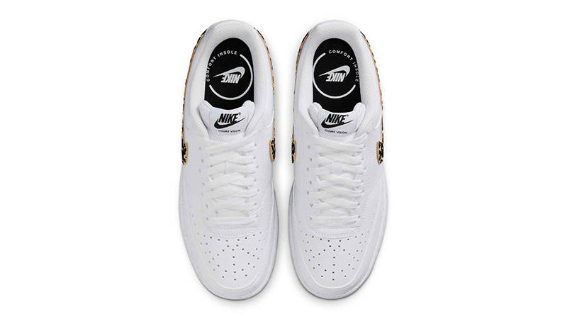 Nike Court Vision Low SE Leopard White IM7646-100 Top