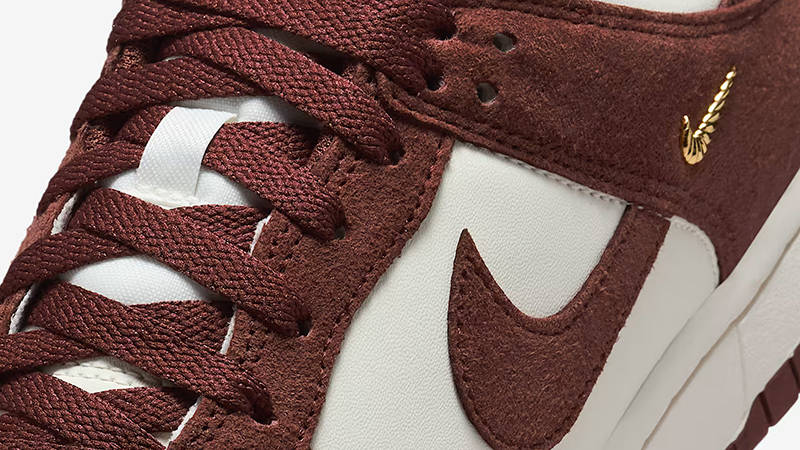 Nike Dunk Low Sail Red Sepia IB4417-104 Detail