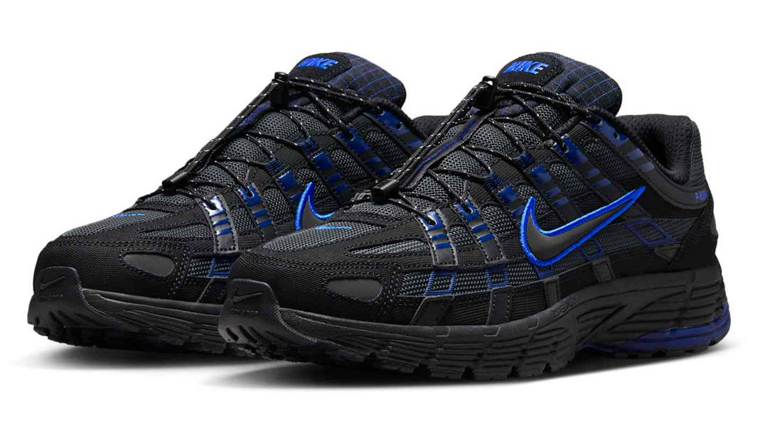 Nike P-6000 Black Racer Blue Front