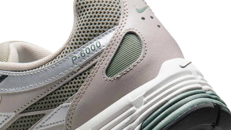 Nike P-6000 Cream II Clay Green Closeup
