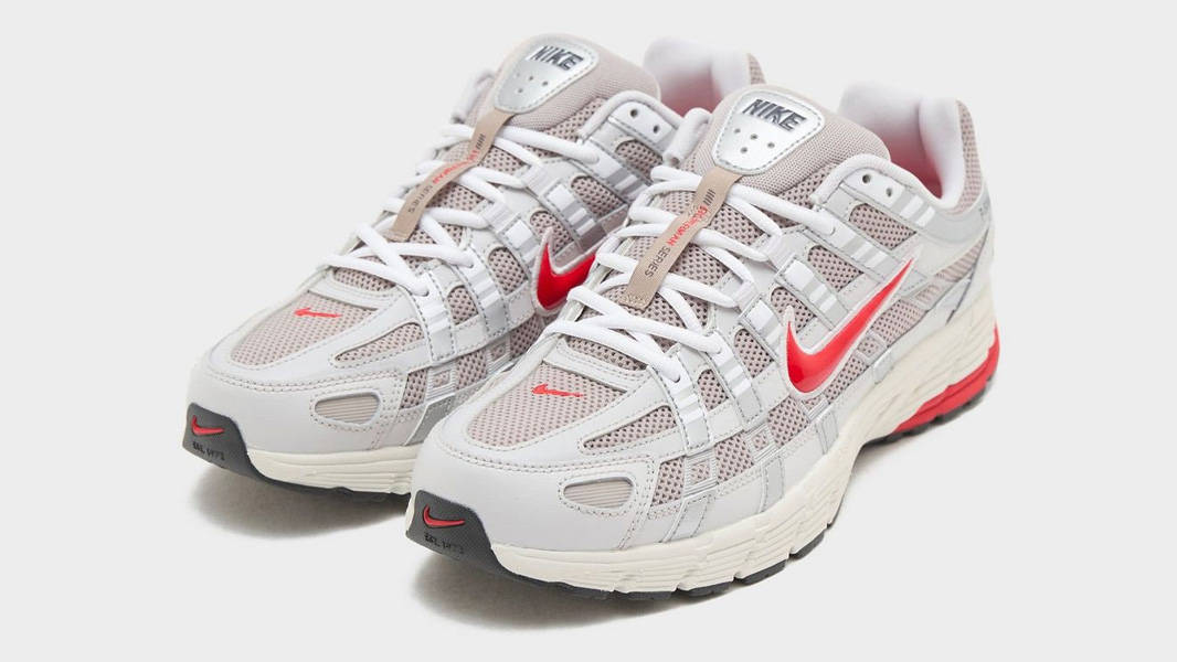 Nike P-6000 Grey Red White Front