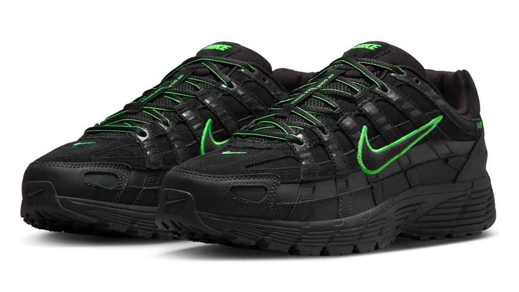 Nike P-6000 PRM Black Green Strike Front
