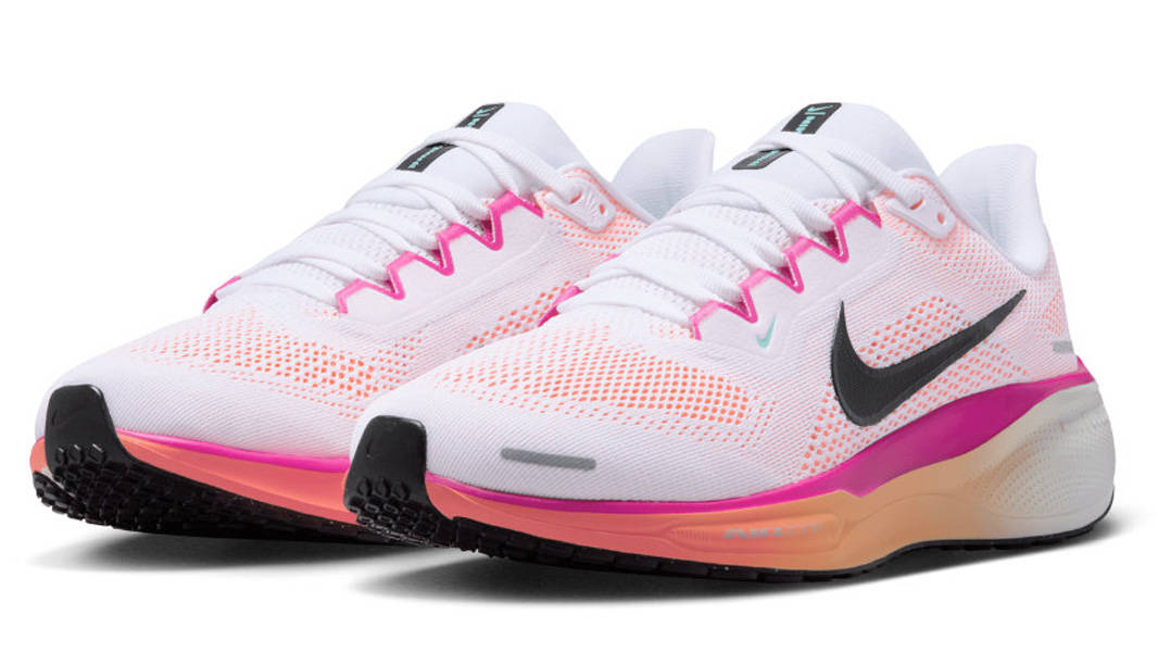 Nike Pegasus 41 White Fire Pink Front